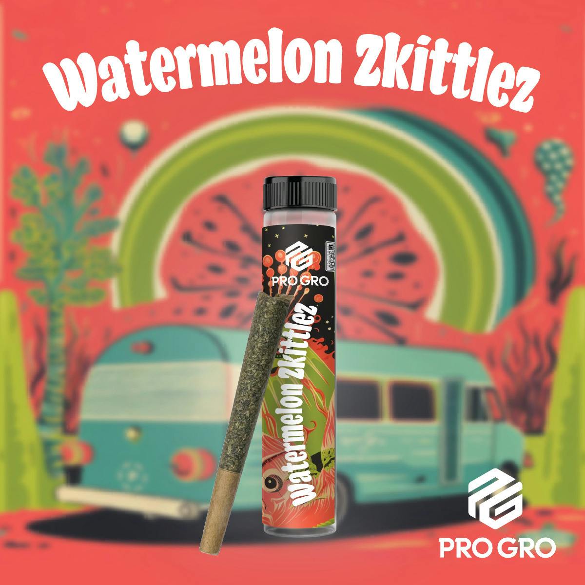 Pro Gro - 1g Preroll - Watermelon Rainbowz