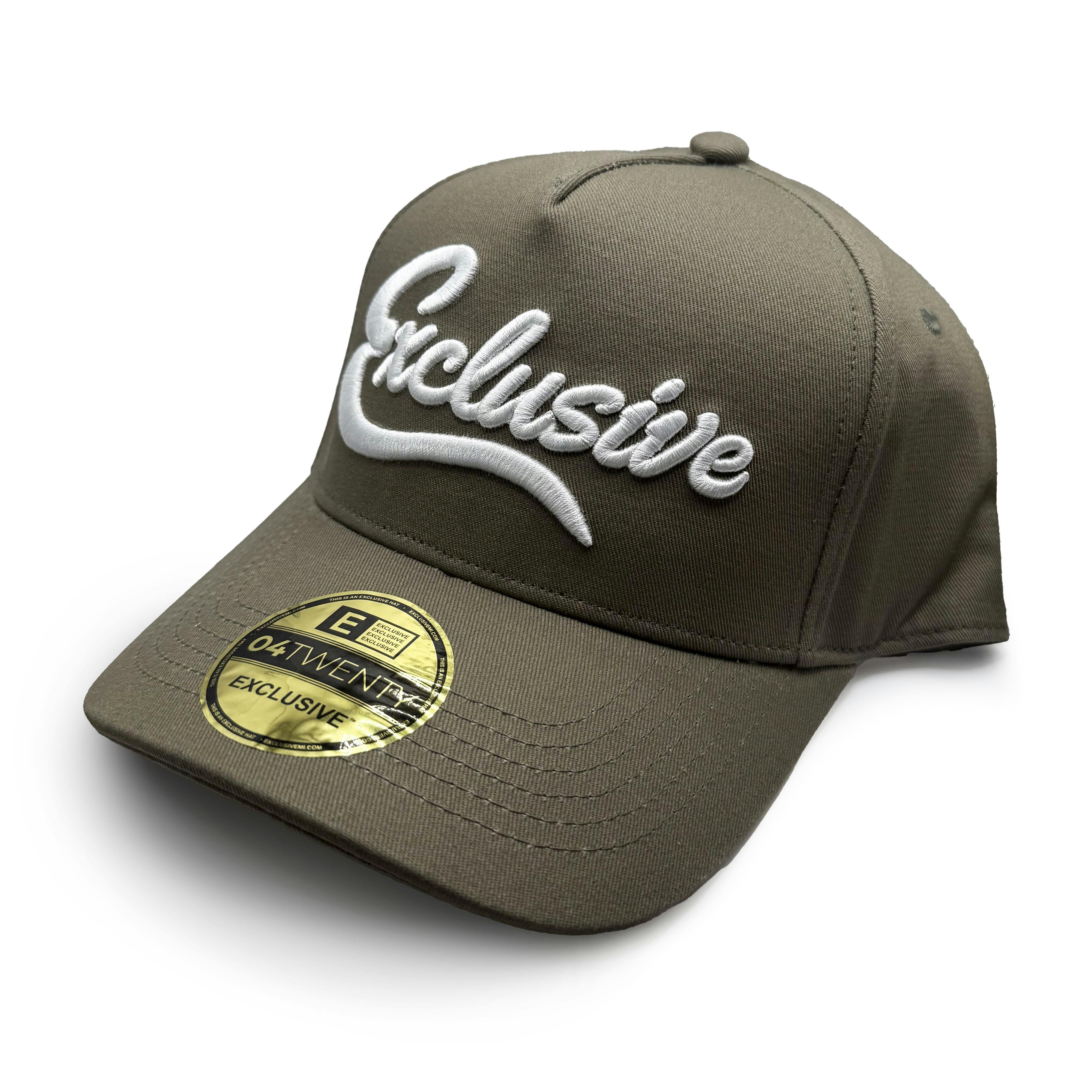 Exclusive x Crenshaw - Baseball Hat - Olive Green / White Logo