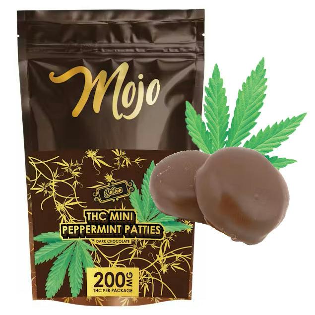 Mojo Mini Peppermint Patties 200mg Rec