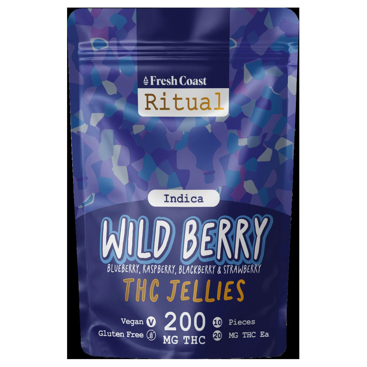 Ritual - 200mg Jellies Gummies - Wild Berry