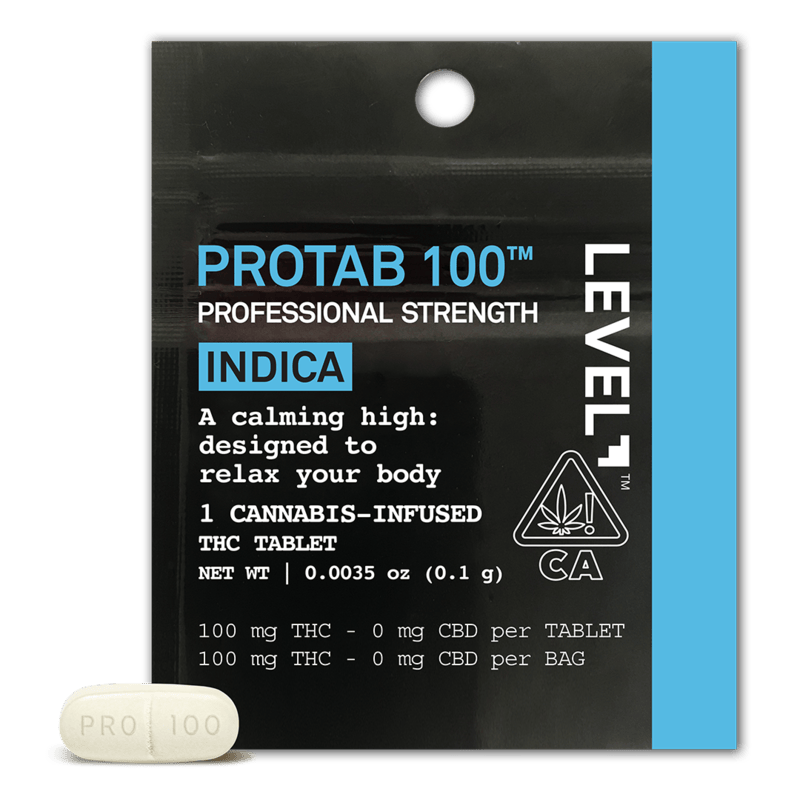 LEVEL - THC CAPSULE - PROTAB INDICA 1 PC - 100MG