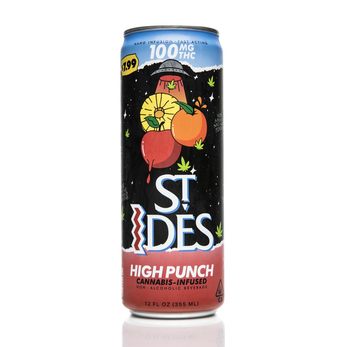 KB - ST IDES - THC BEVERAGE - HIGH PUNCH - 100MG