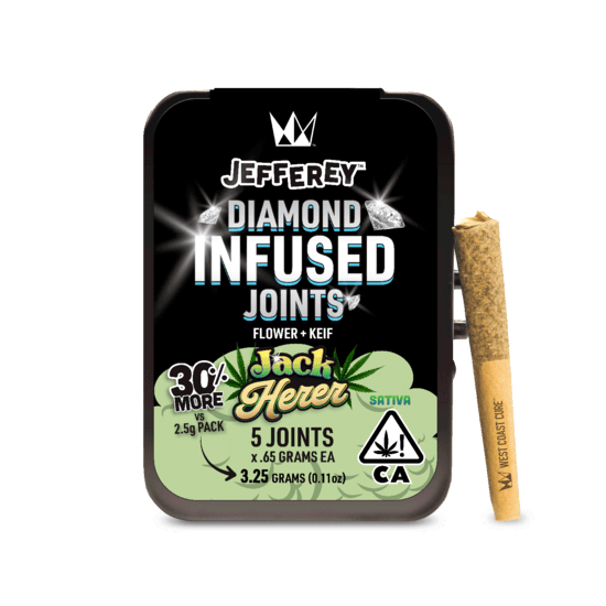 WEST COAST CURE - INFUSED PREROLL MULTIPACK - JACK HERER - 3.25G