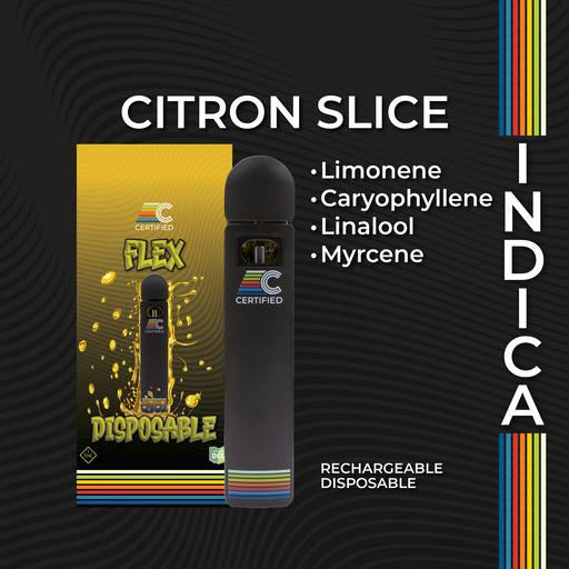 Citron Slice FLEX Disposable 1g (Indica) | Certified Cultivators