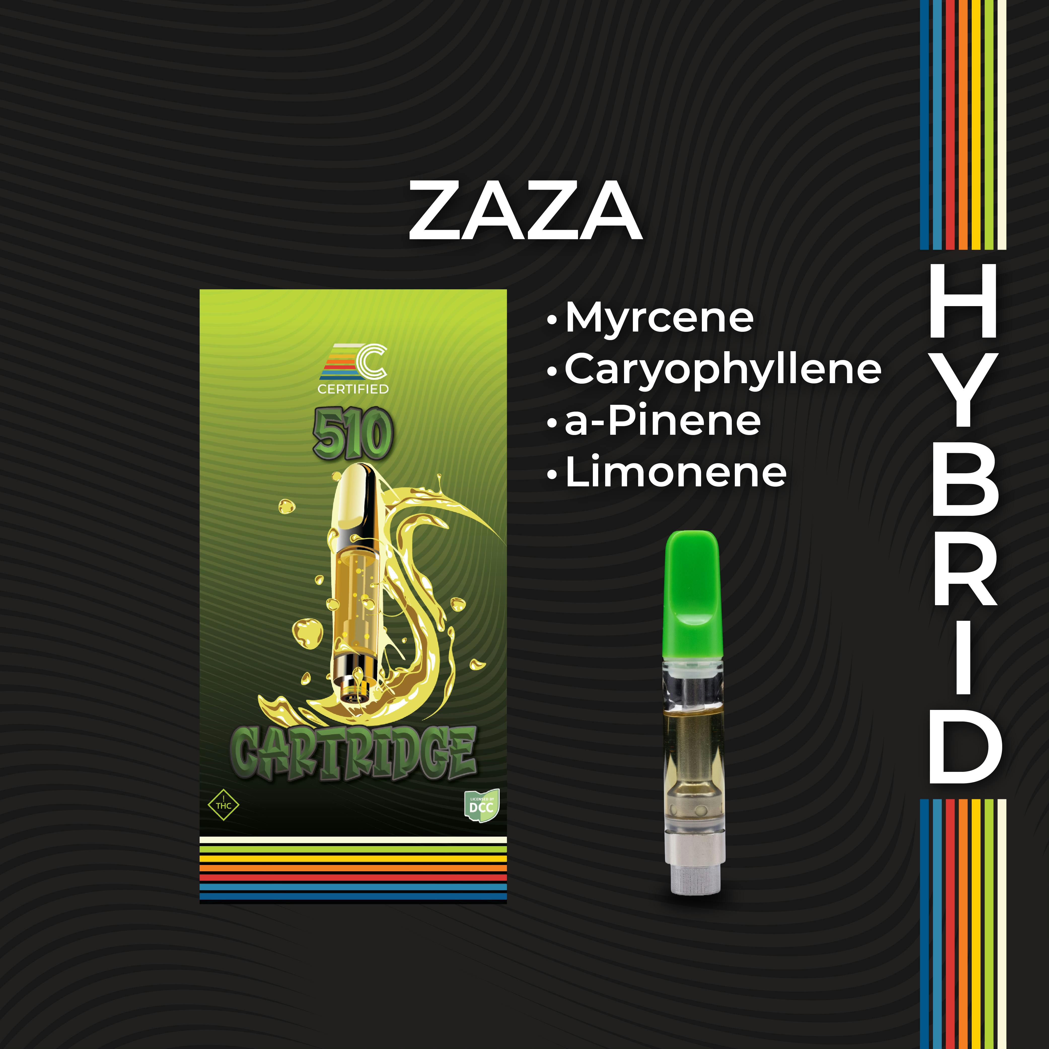 ZAZA Cart 1g (Hybrid) | Certified Cultivators