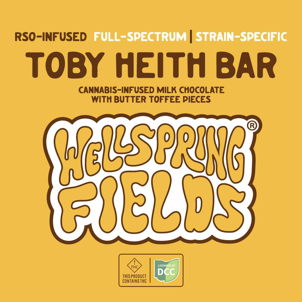 Toby Heath Bar 110mg (Hybrid) | Wellspring Fields