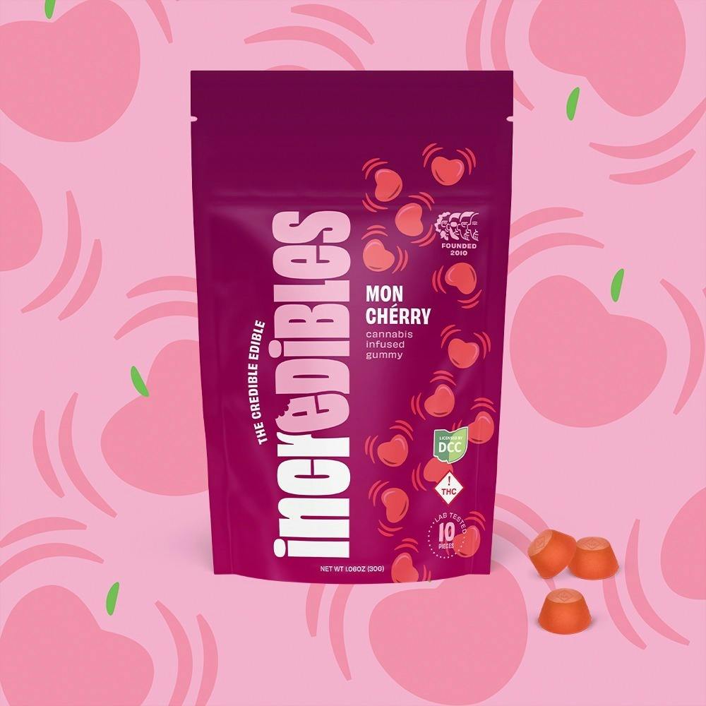 Mon Cherry Gummies 220mg (Hybrid) | Incredibles