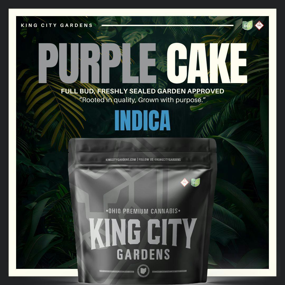 Purple Cake Smalls 2.83g (Indica) l King City Gardens