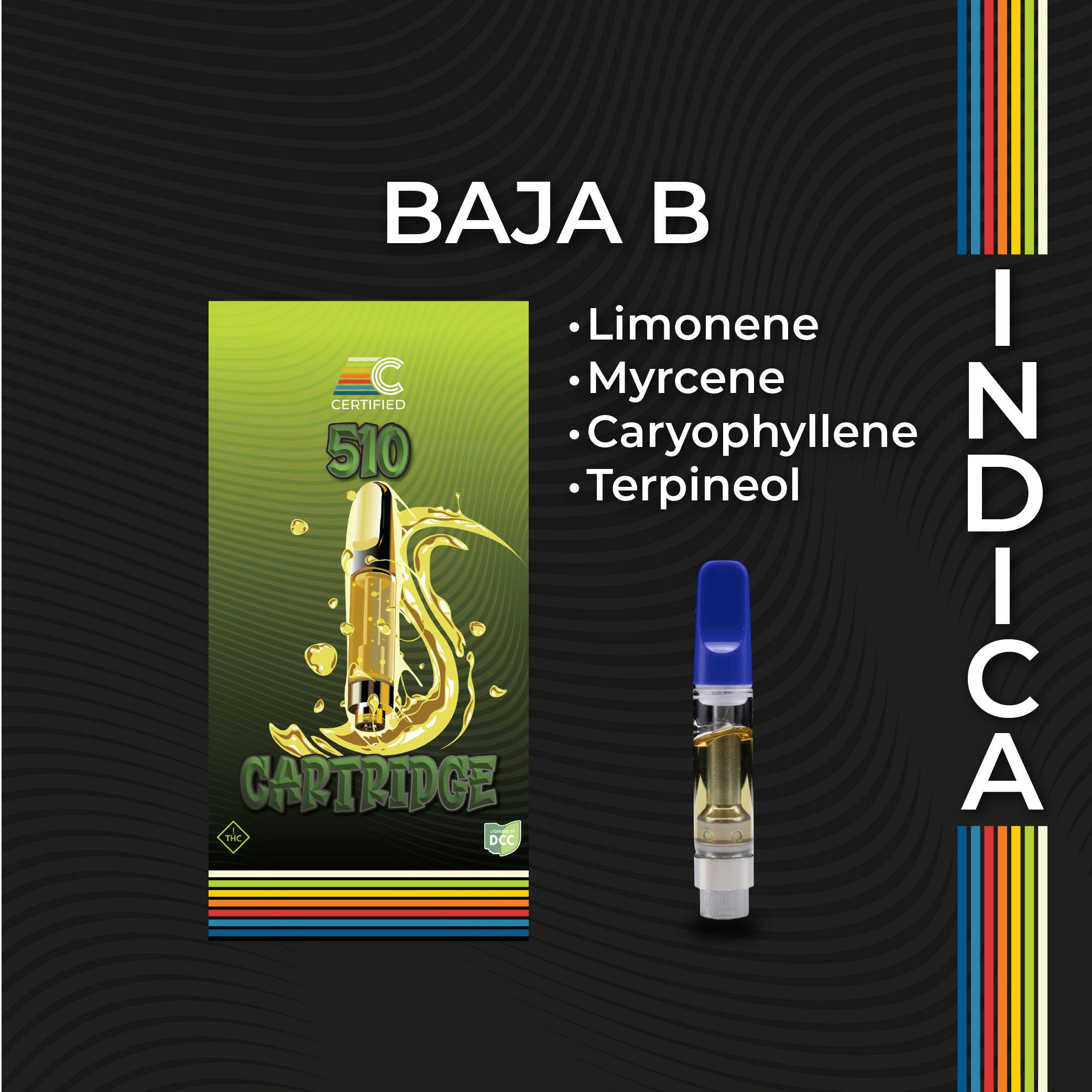 Baja B Cart 1g (Indica) | Certified Cultivators