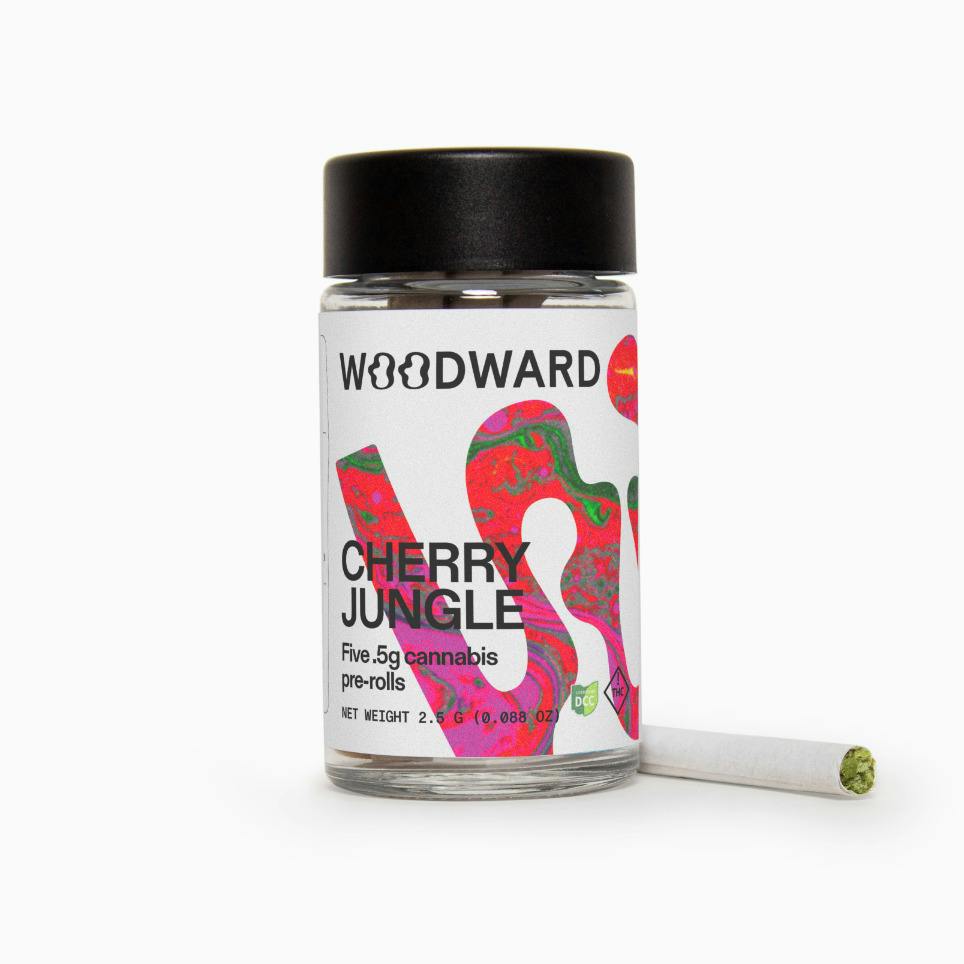 Cherry Jungle Pre-Rolls .5g 5pk (Hybrid) | Woodward