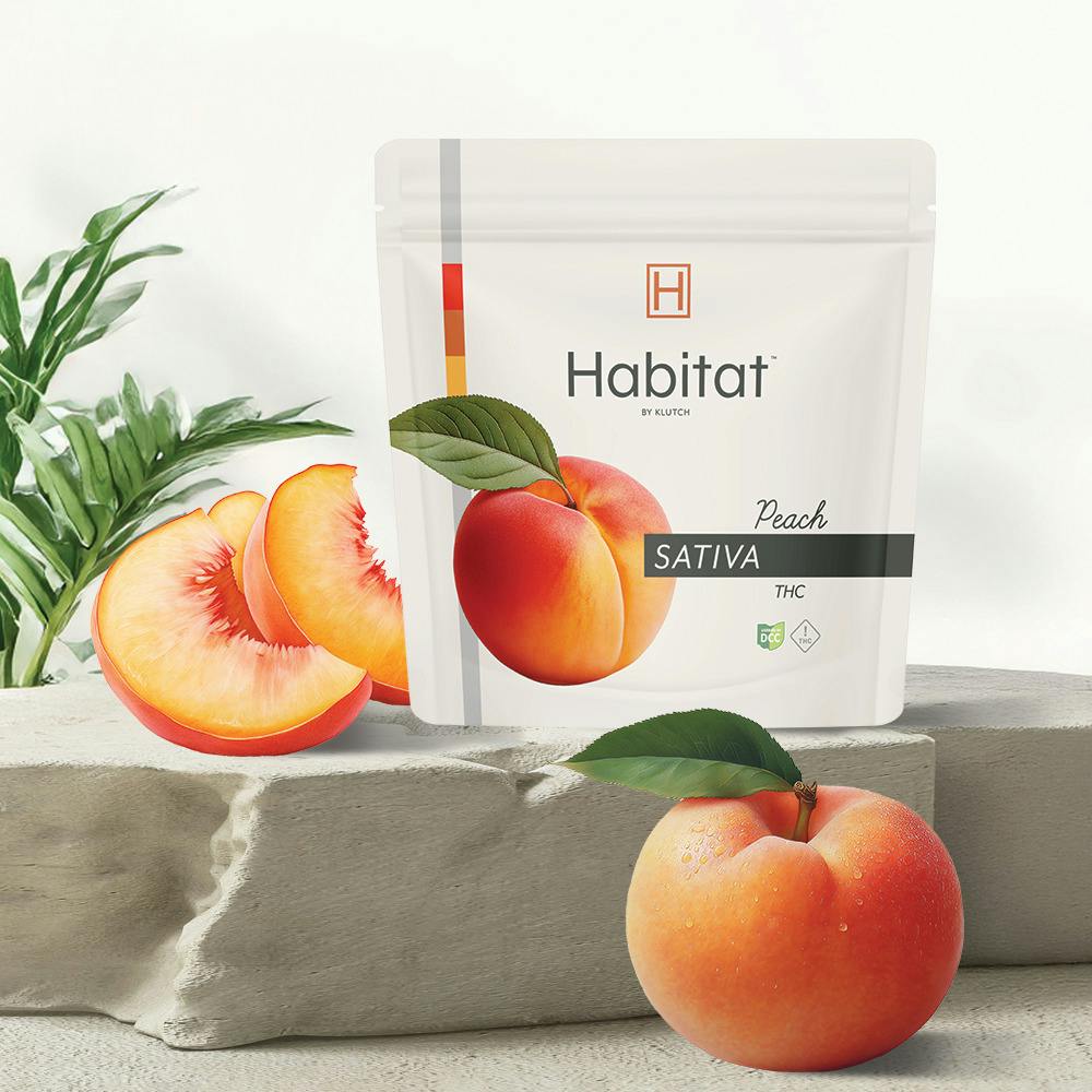 | Peach Sativa Gummies | at Klutch Cannabis Dispensary Canton