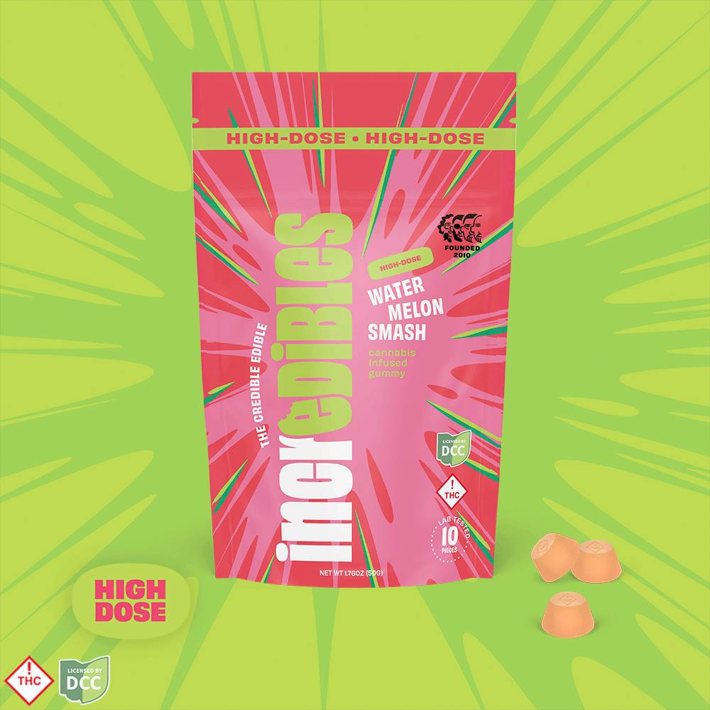 Watermelon Smash High Dose Gummies