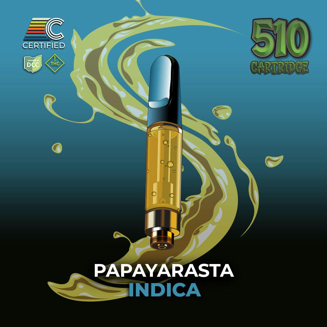 Papayarasta Distillate Cartridge at Klutch Cannabis Dispensary Canton