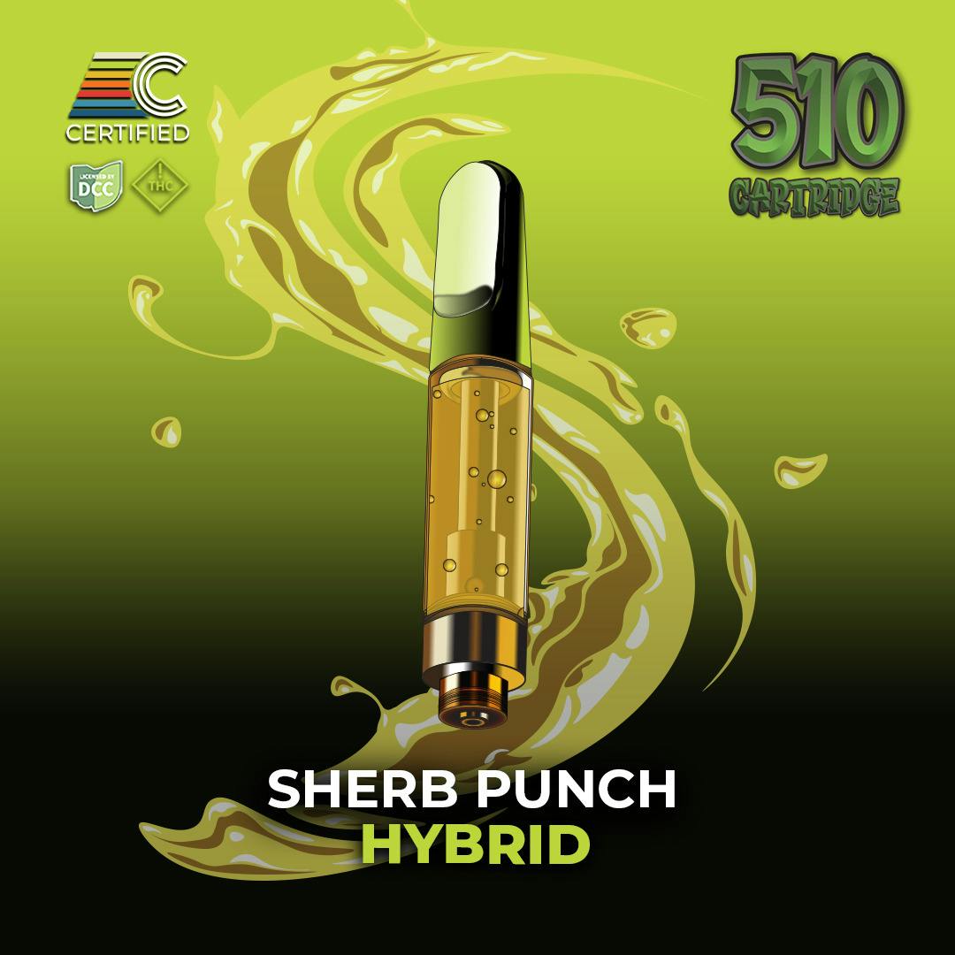 Sherb Punch Distillate Cartridge at Klutch Cannabis Dispensary Canton
