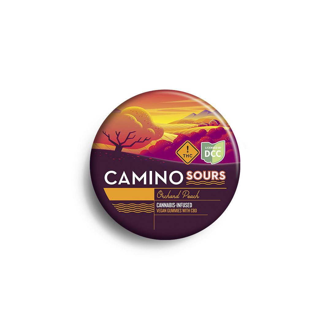 Camino Sours 1:1 Orchard Peach Gummies