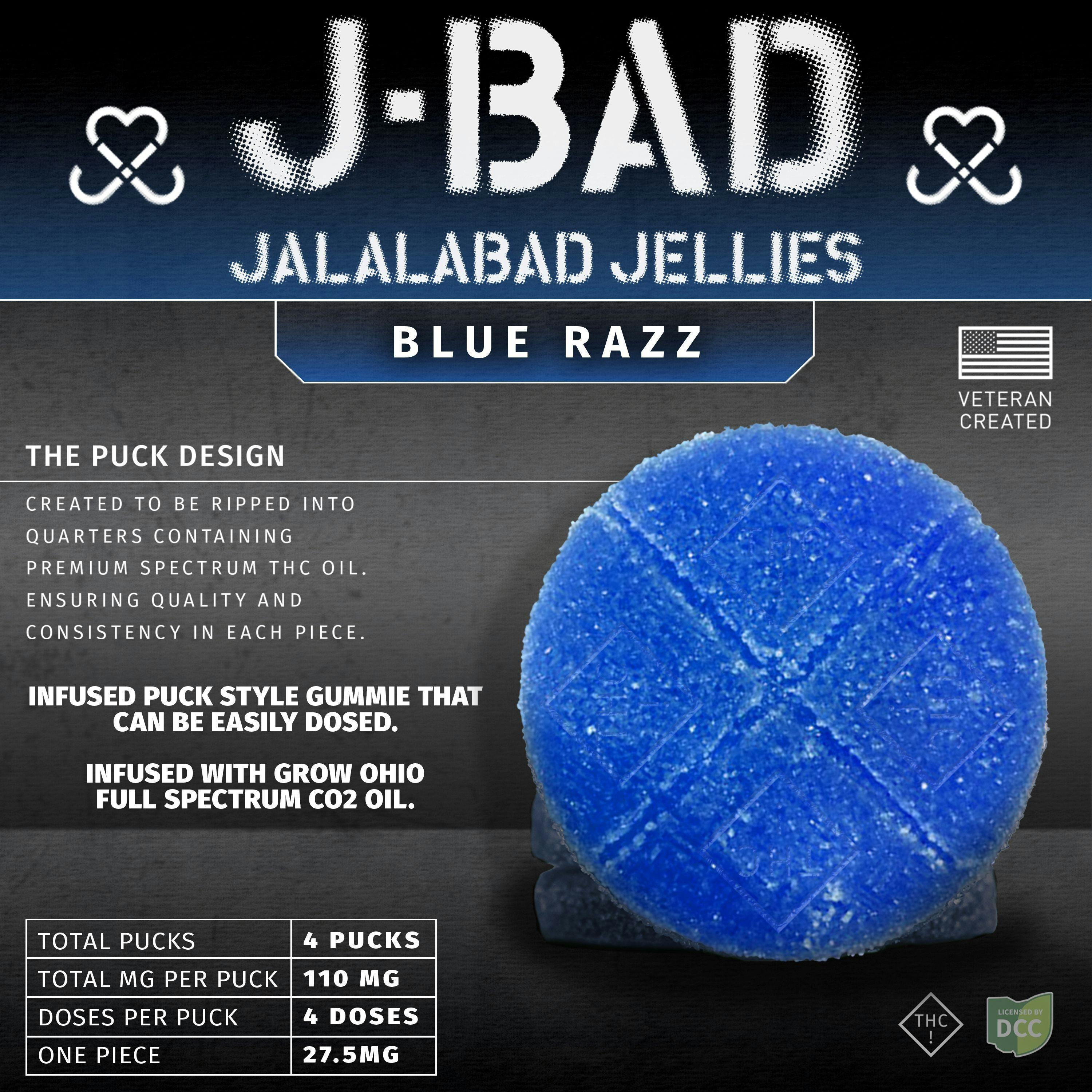 Blue Razz High Dose Gummies