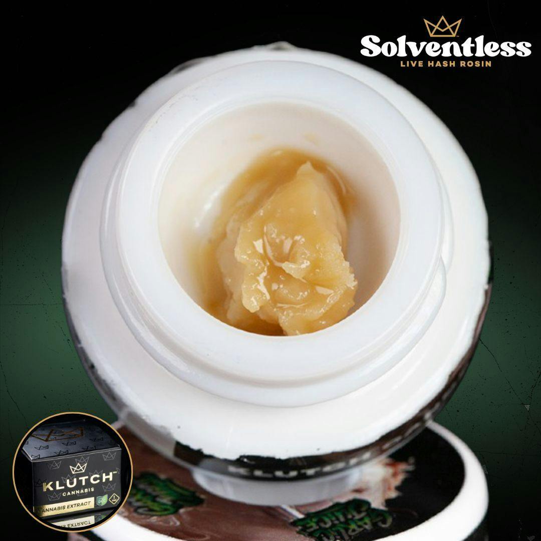| Garlic Juice Full Spectrum Live Hash Rosin | at Klutch Cannabis Dispensary Northfield