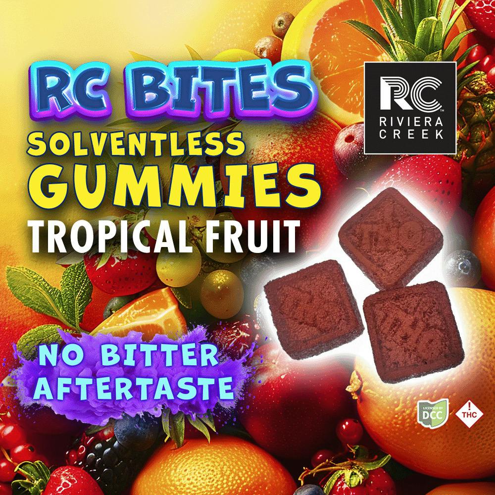 RC Bites Tropical Gummies at Klutch Cannabis Dispensary Canton