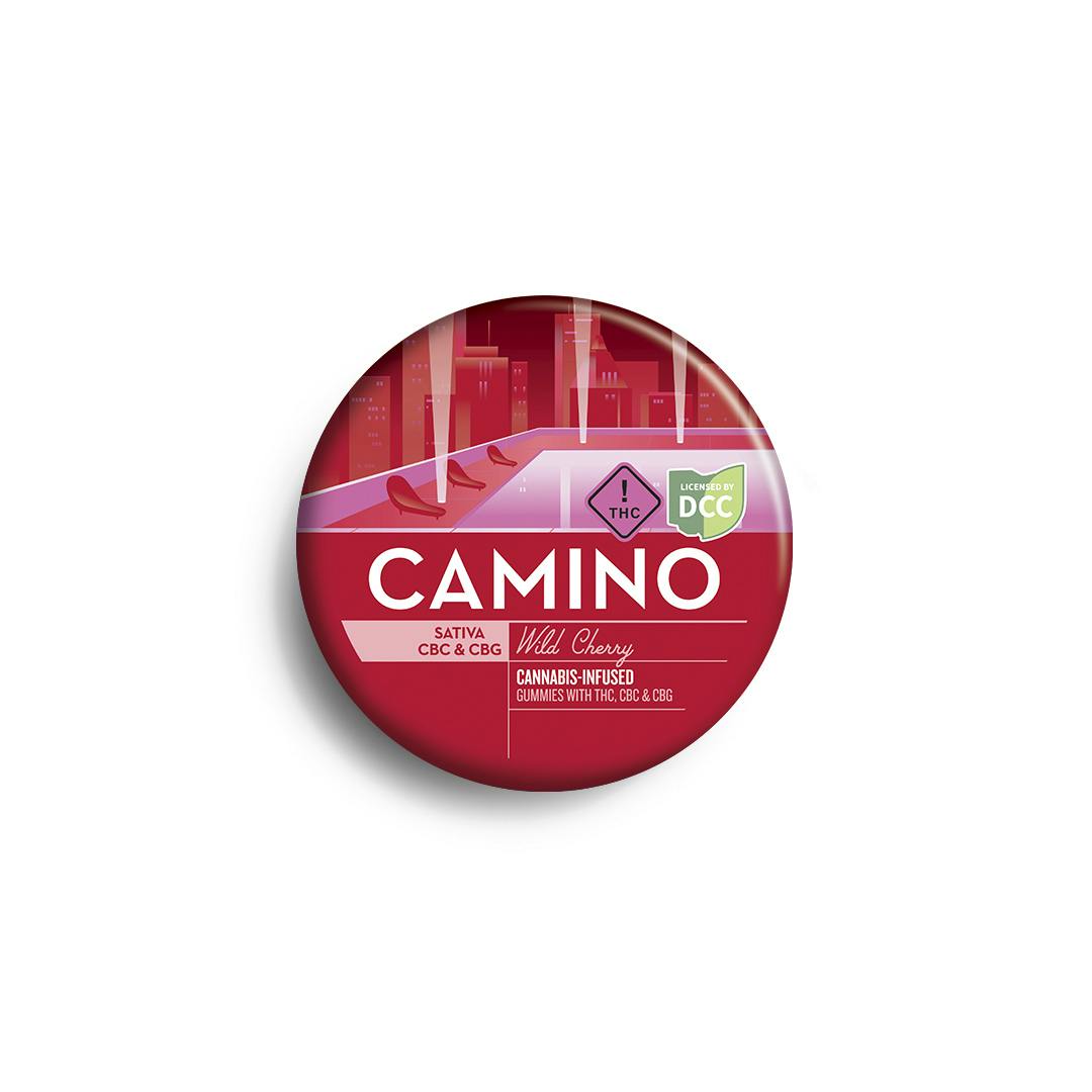 Camino Wild Cherry 1:1:1 (THC:CBC:CBG) Gummies