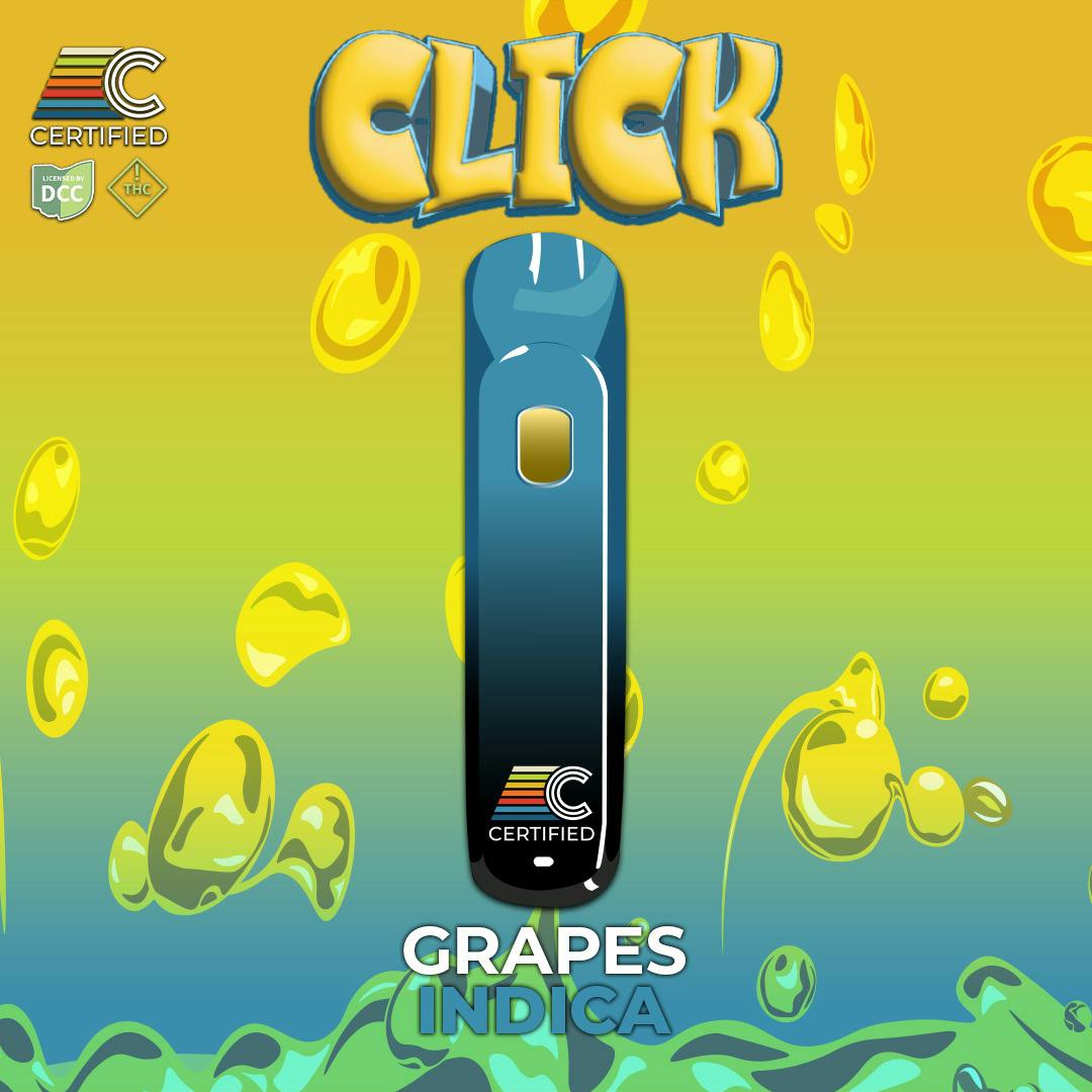 Grapes Click Disposable Vape