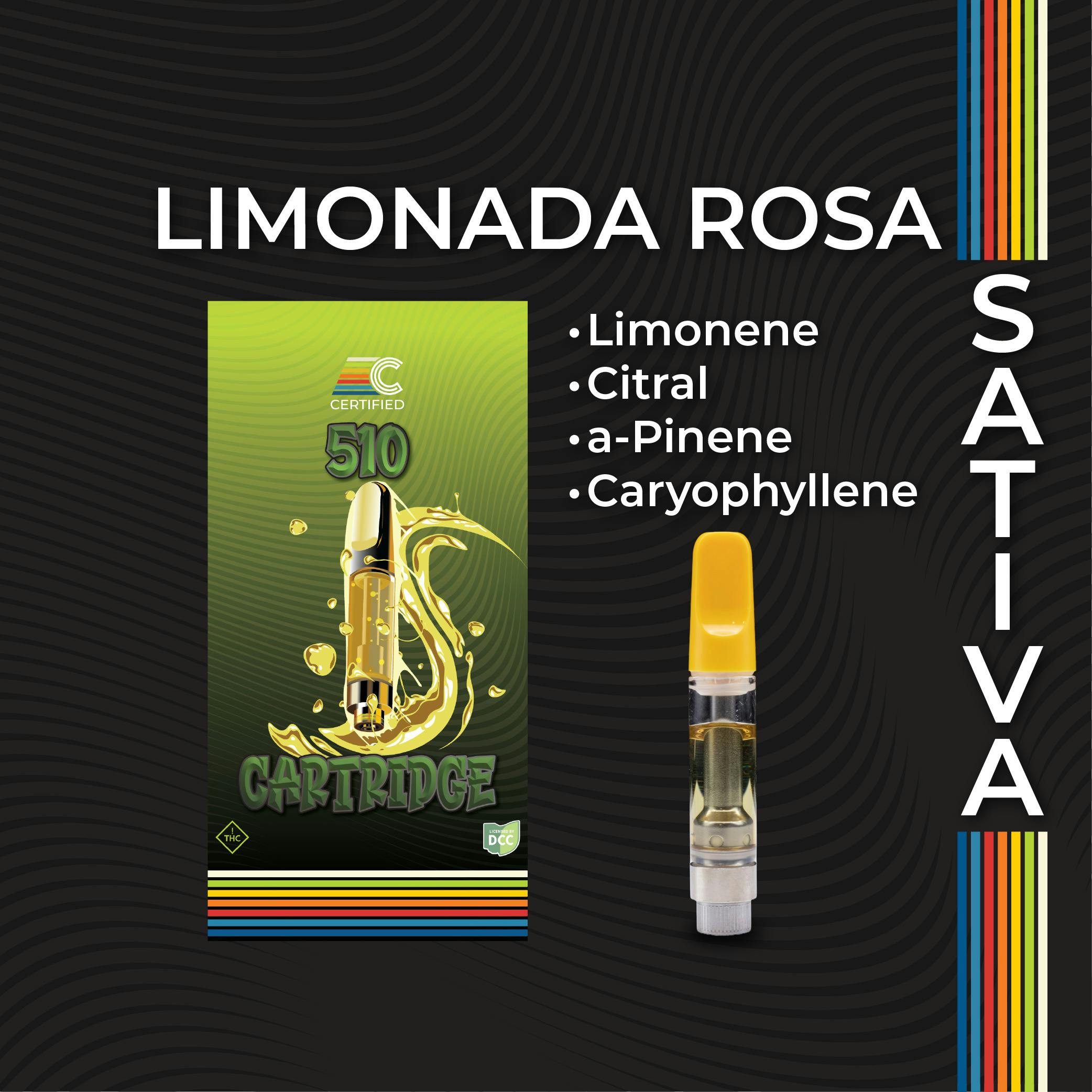 Limonada Rosa Cart 1g (Sativa) | Certifed Cultivators
