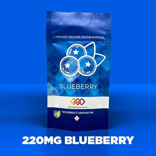 Blueberry Gummies 220mg (Hybrid) l Ohio Processing Plant
