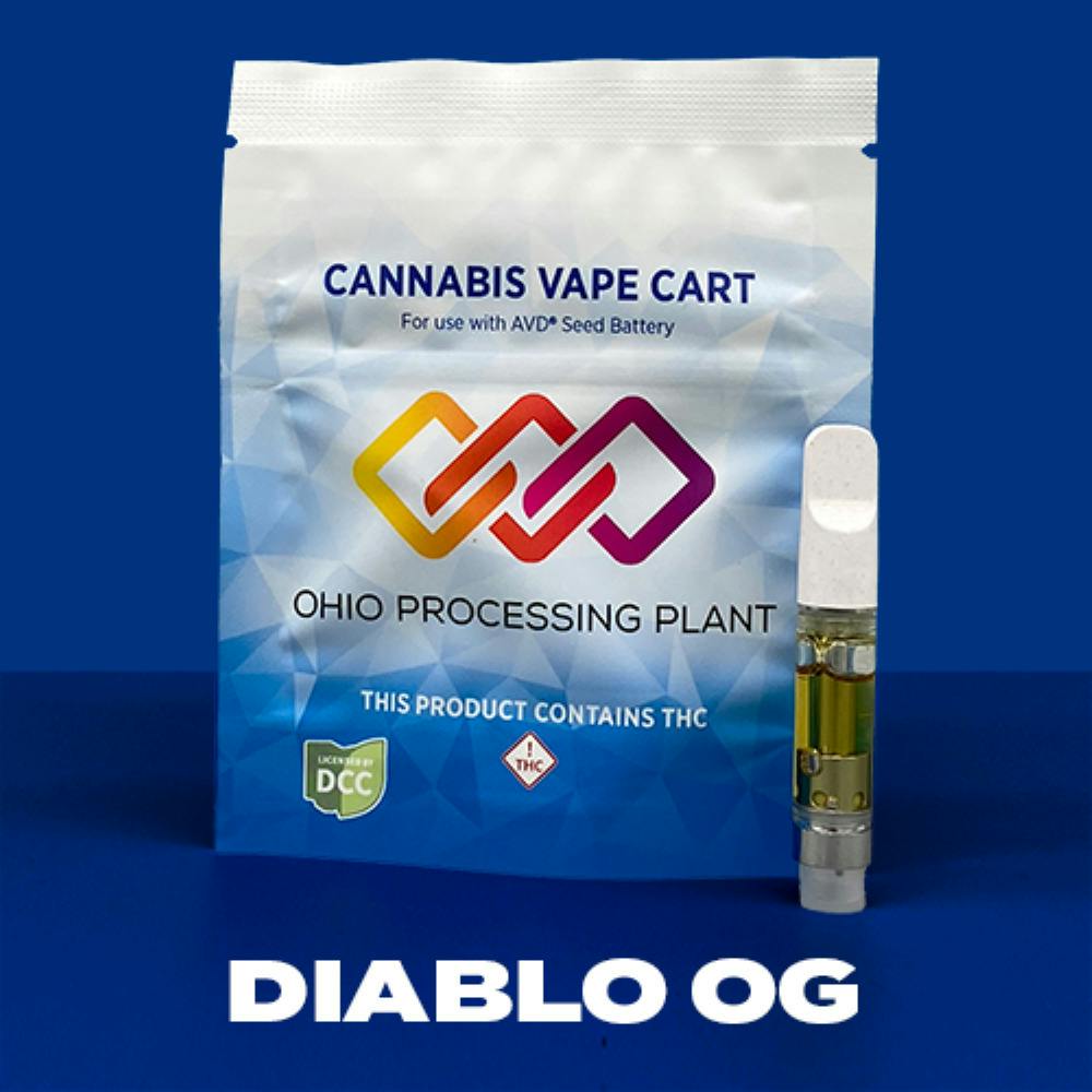 Diablo OG Cart .84g (Sativa) | Ohio Processing Plant