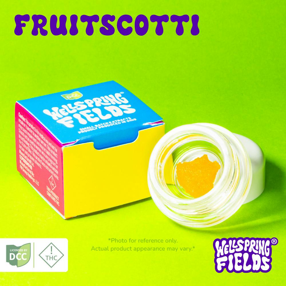 FruitScotti Live Resin .84g (Hybrid) l Wellspring Fields