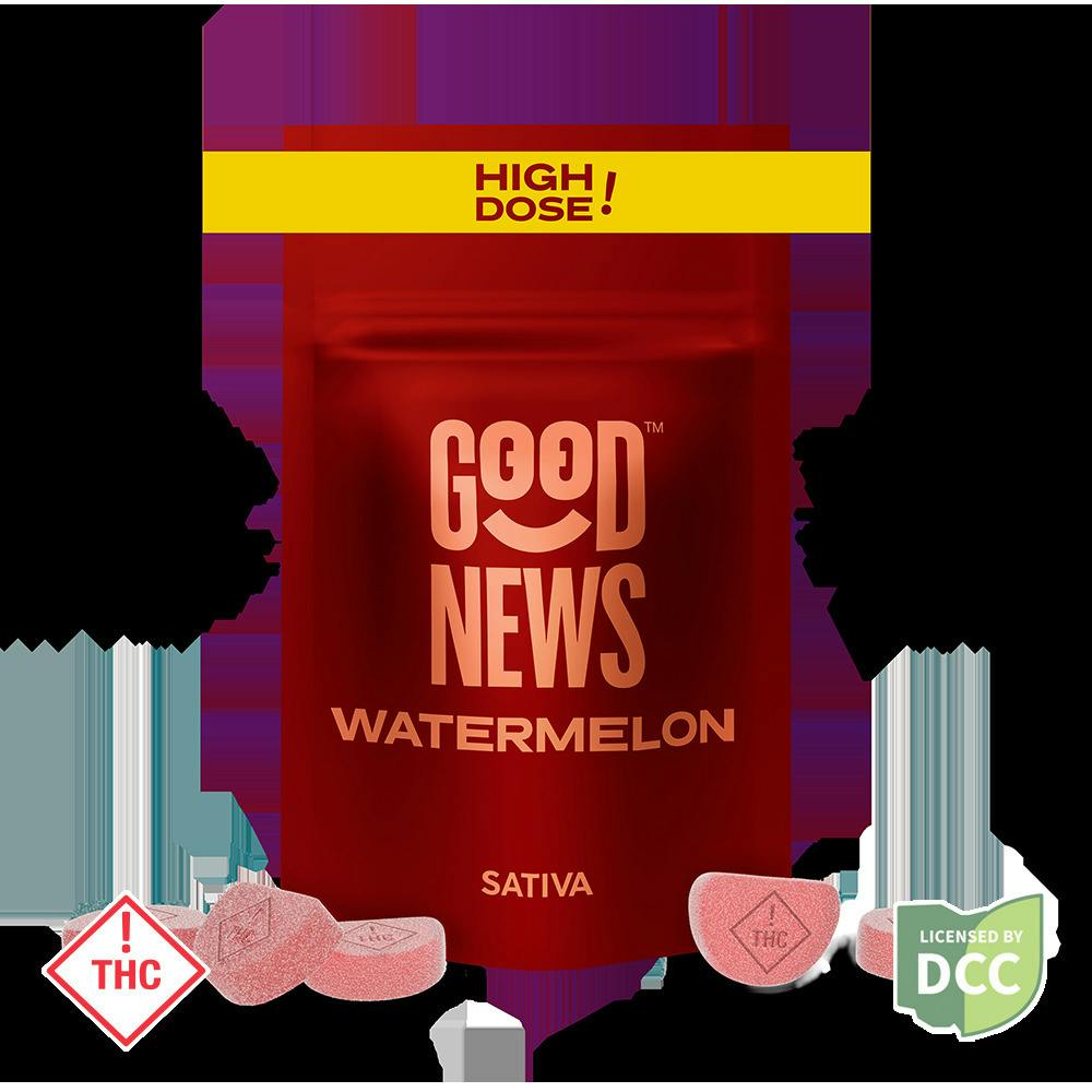 Watermelon (Sativa) - Gummies - High Dose