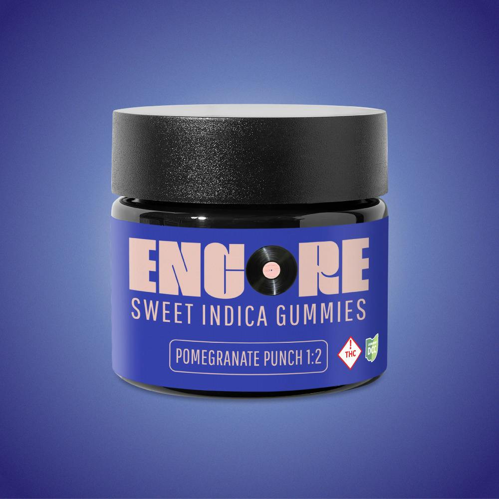 Pomegranate Punch 2:1 (THC:CBN) - Gummies - 10PK at Pure Ohio Wellness