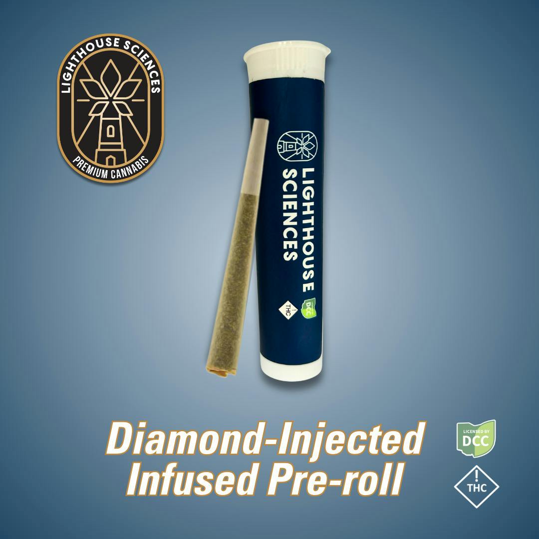 Forget Me Not (Hybrid) - Diamond Infused Pre Roll - 1g - 1pk at Pure Ohio Wellness