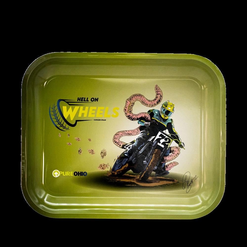Hell on Wheels Tray - Key Chain