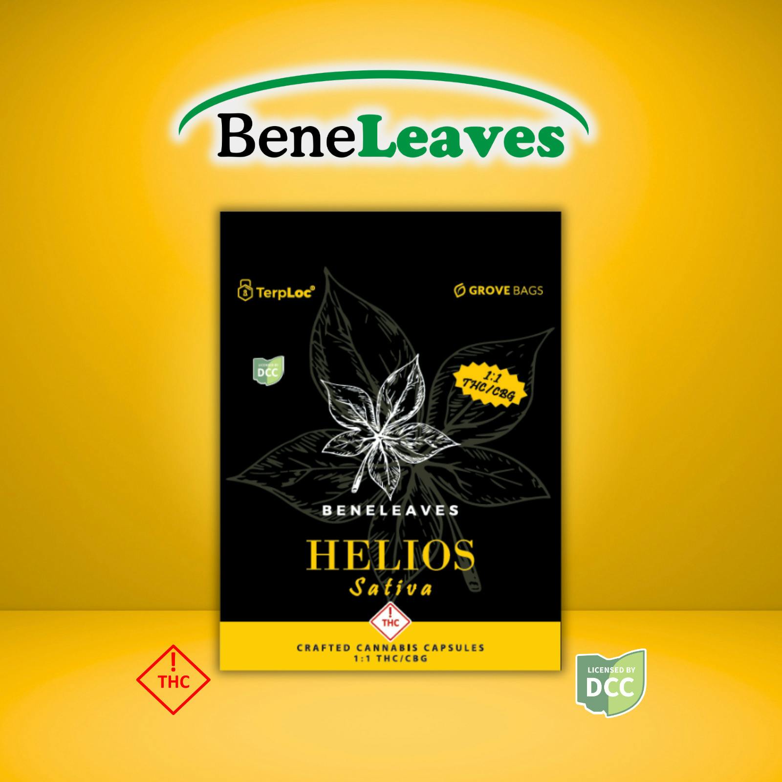Helios +CBG - 1:1 - Capsules - 22pk