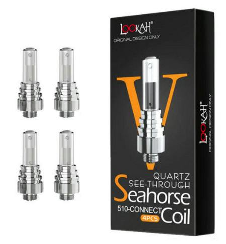 Lookah Seahorse Heating Element V - Quartz Tube 510 Thread Heating Element | 4 Pack