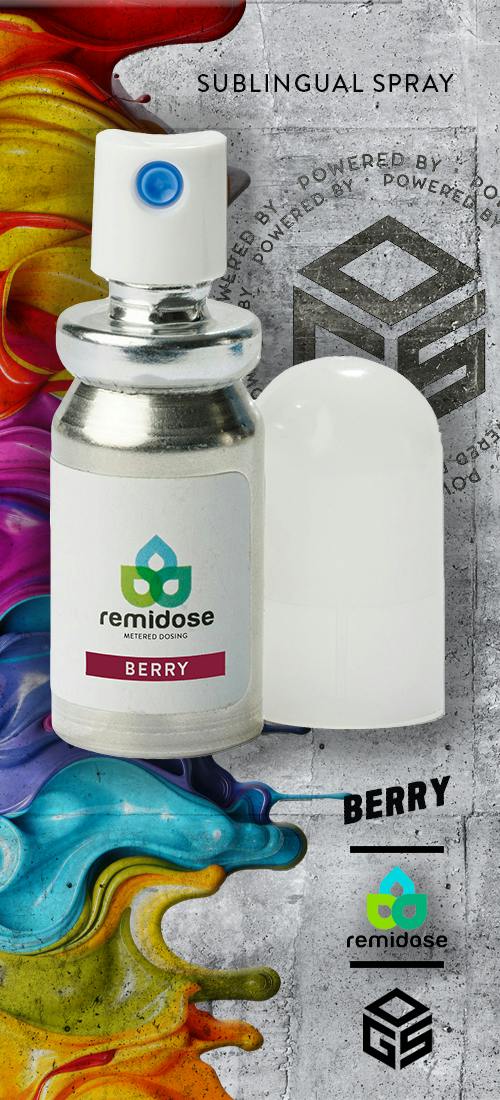Remidose | Berry | 550mg Sublingual Oral Spray
