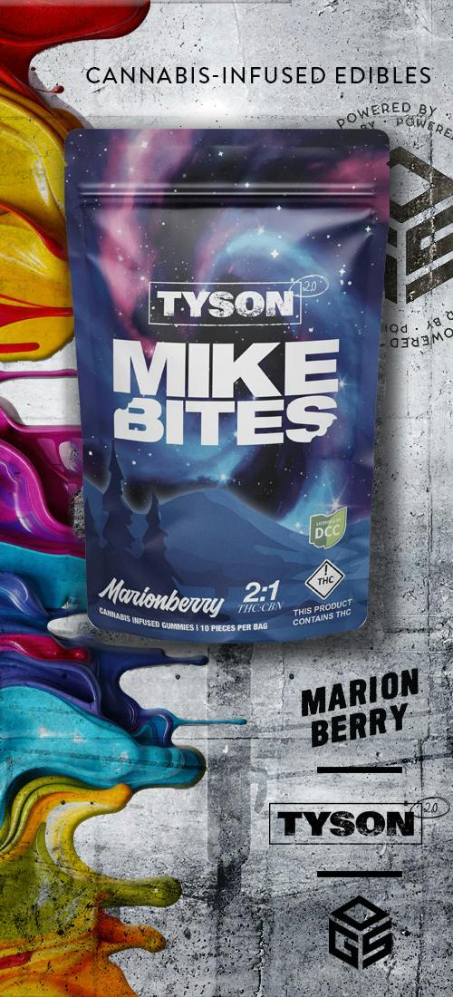 Mike Bites | Marion Berry 2:1 CBN 10pc | 110mg Gummies