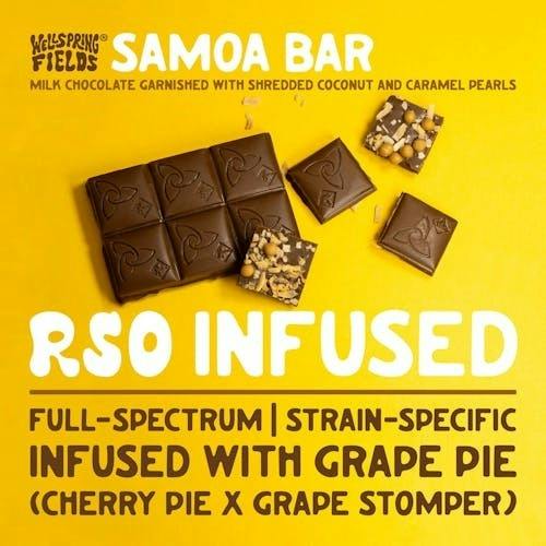 Wellspring Fields Samoa Bar 110mg Edible