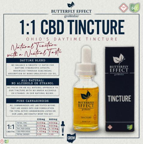 Butterfly Effect 220MG 1:1 Tincture