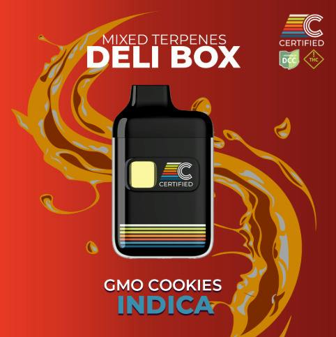 Certified Cultivators GMO CKS Deli Box AIO 1G Dist Indica