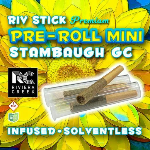 Riviera Creek - Stambaugh GC Riv Stick Infused Preroll Minis 3pk