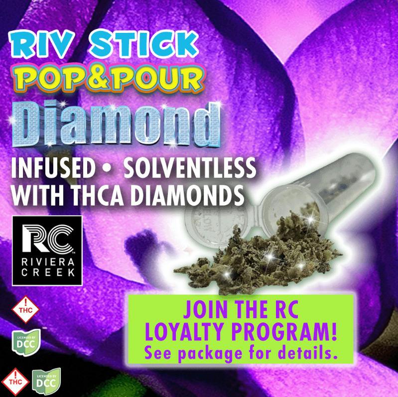 Riviera Creek Diamond Infused Blend Tube .5G