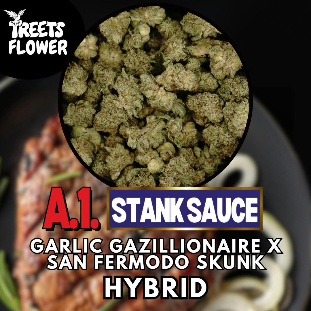 Flower - Treets Flower - A1 Stank Sauce - Popcorn
