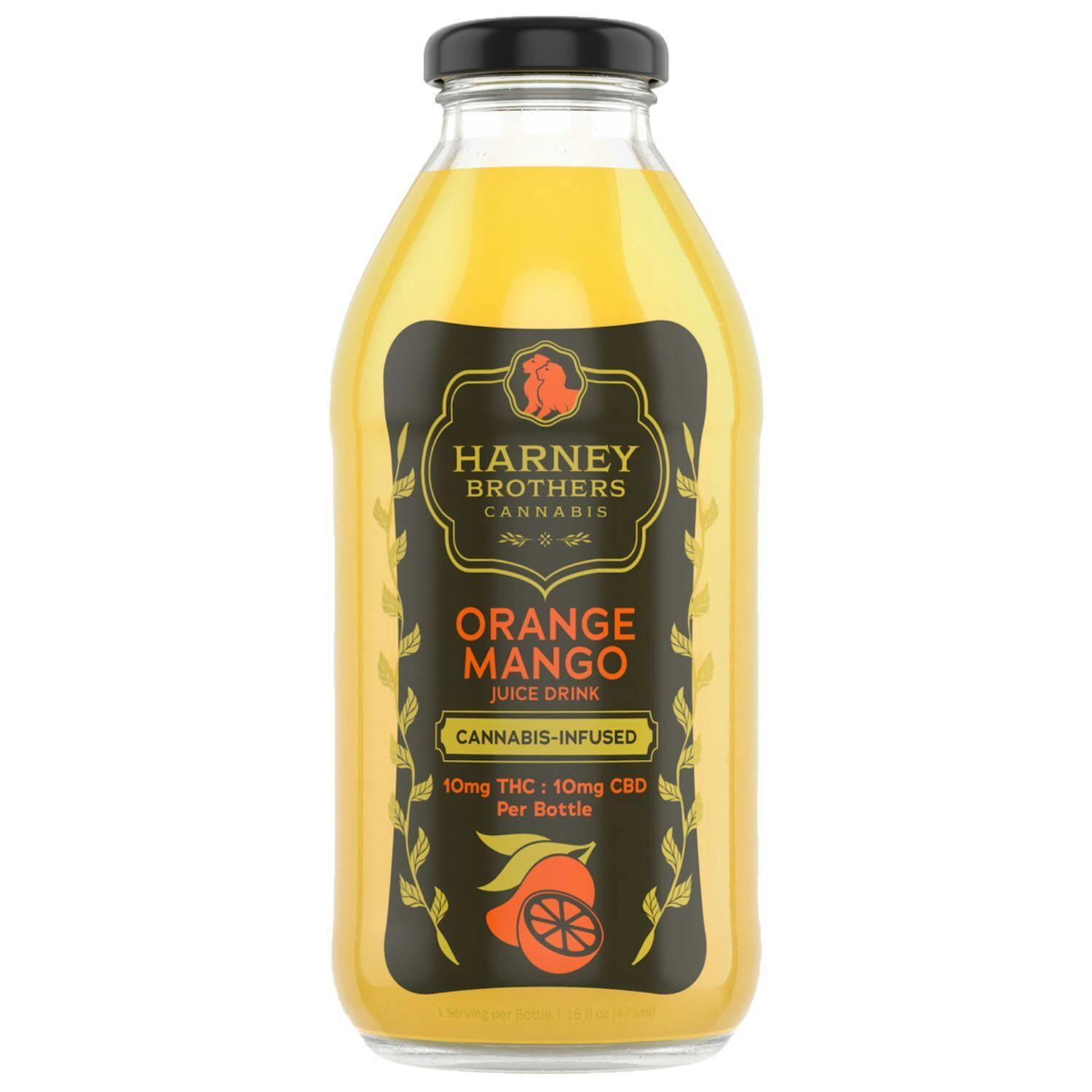 Harney Brothers | Orange Mango Juice Drink | 1:1 THC:CBD