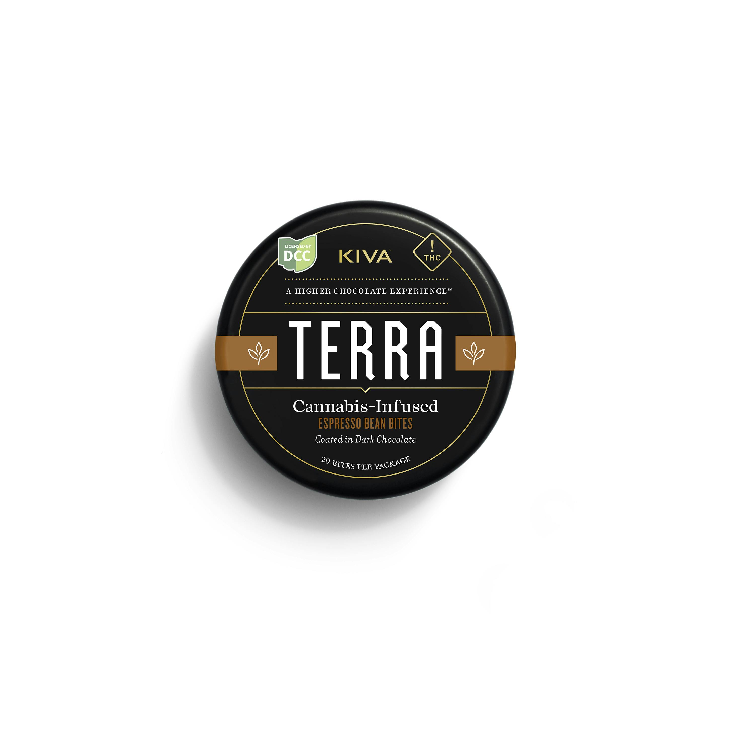 KIVA - Dark Chocolate Espresso Bites 95 MG