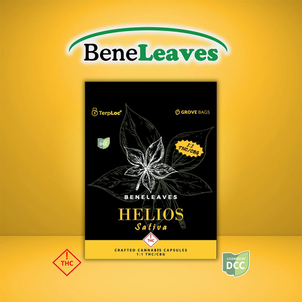 BENELEAVES - Helios Sativa 1:1 CBG Capsule