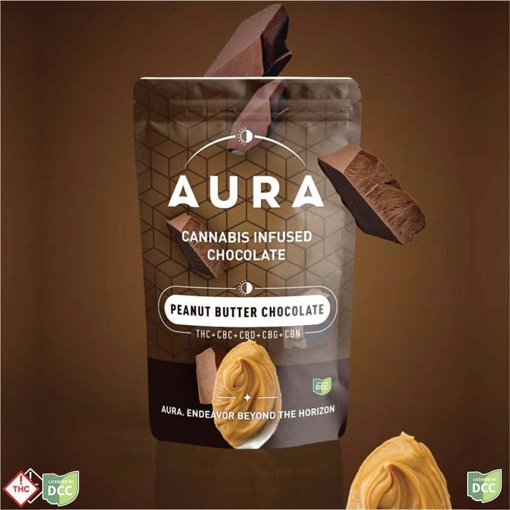 AURA - Chocolate Peanut Butter Entourage Bar 100 MG