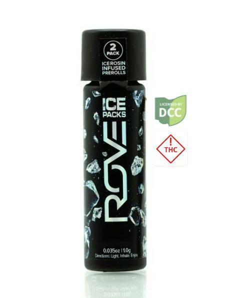 ROVE - Pineapple Express Premier Ice Rosin Infused Hybrid Pre Roll 2 Pack