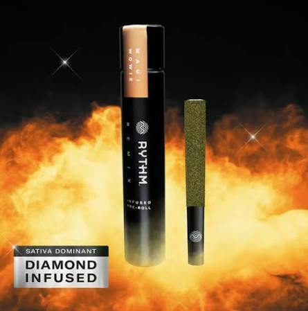 RYTHM - Blue DRM Remix Sativa Infused Pre Roll