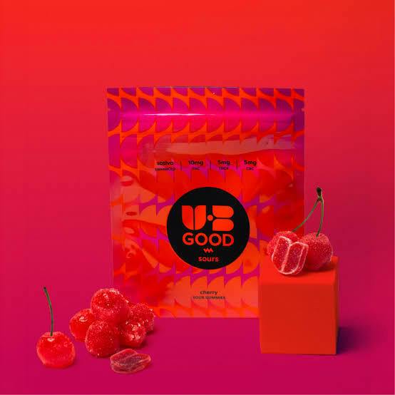 UB GOOD - Cherry Sour Sativa 2:1:1 CBC THCv Gummies
