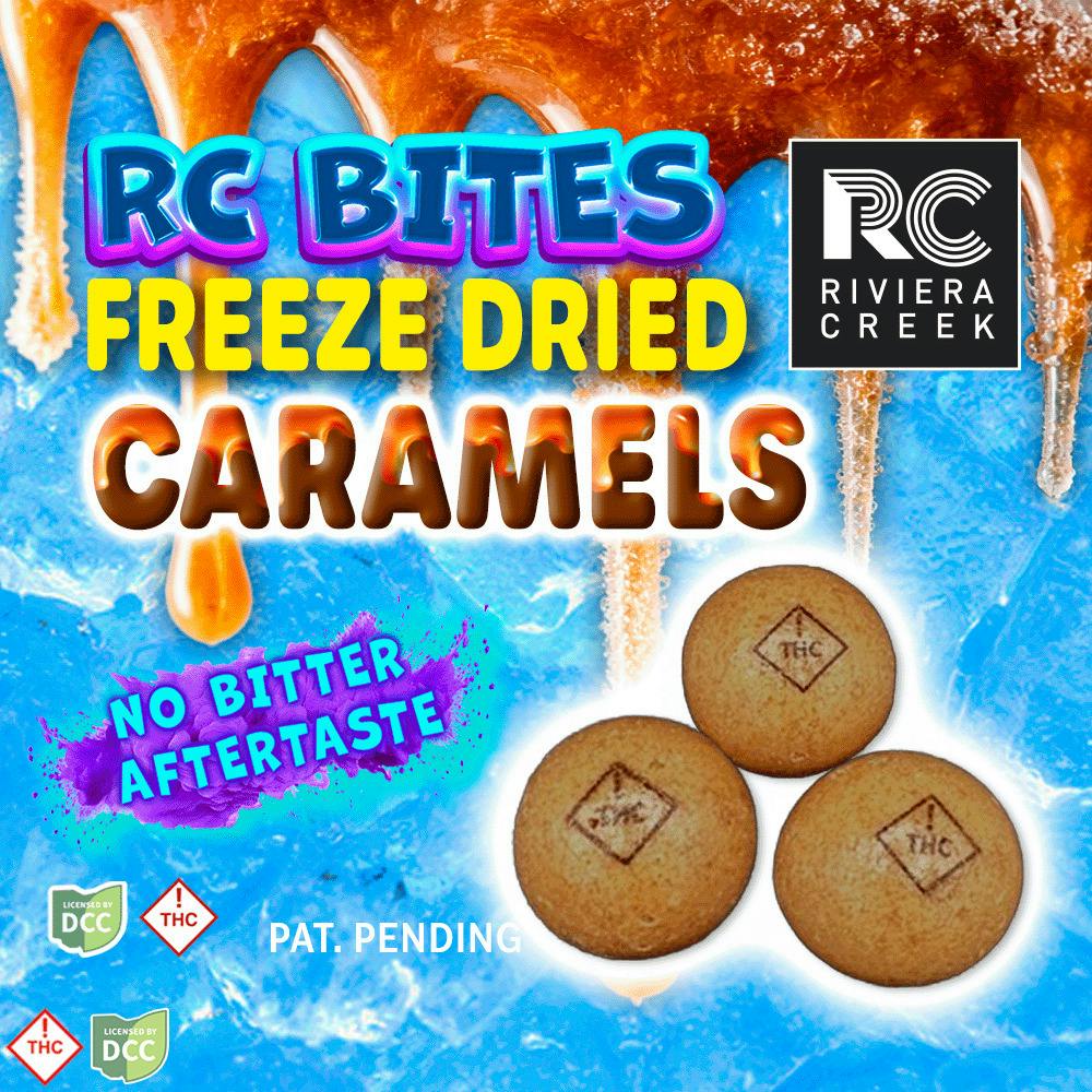 RIVIERA CREEK - Freeze Dried Caramel Bites 5 Pack